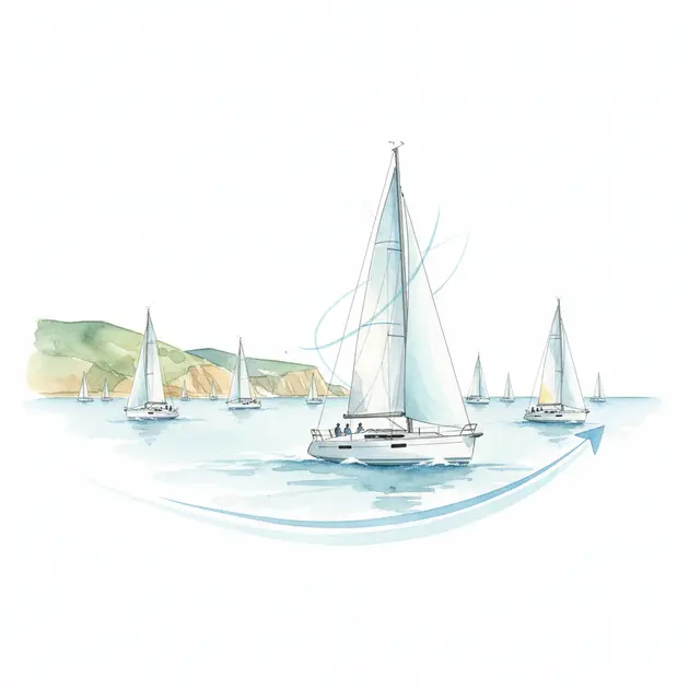 Nouveau voilier Bénéteau en mer