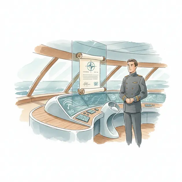 Maritime safety inspection on a superyacht