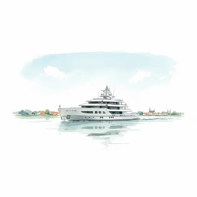 Le superyacht Project Sophia de Heesen Yachts en mer