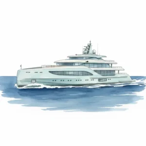 Superyacht concept Blade de 70 mètres par ISA Yachts