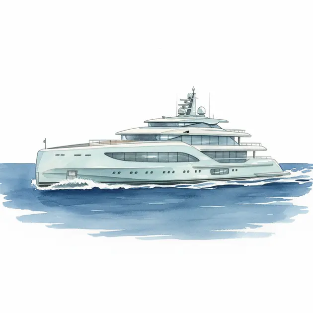 Superyacht concept Blade de 70 mètres par ISA Yachts