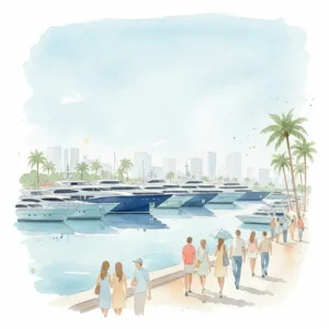 Yacht esposti al Palm Beach International Boat Show 2026