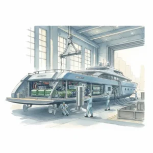 Grafico tendenze mercato yacht 2026 con refit in aumento