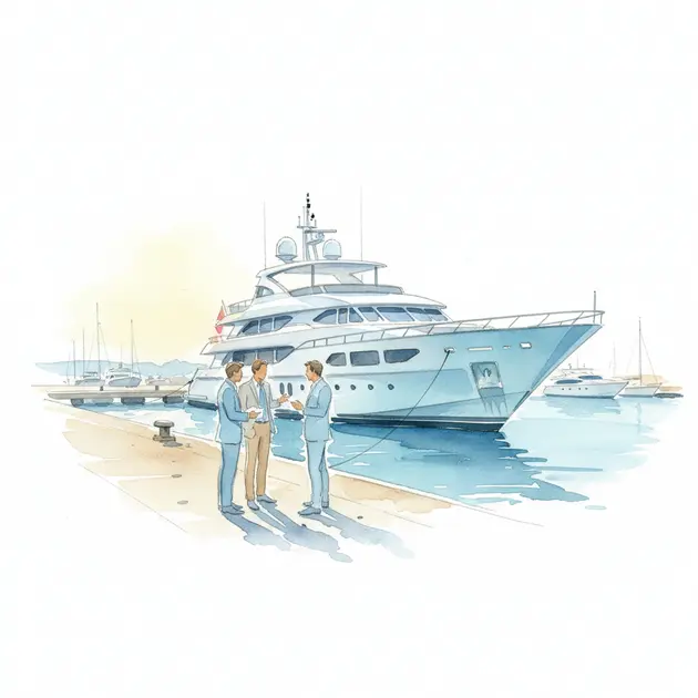 Grafico esplosione vendite yacht mediazione febbraio 2026