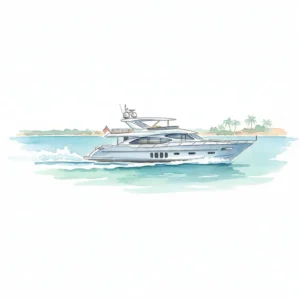 Nouveau motor yacht Westport de 41 mètres naviguant en mer