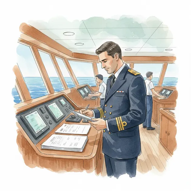 Inspection de sécurité sur un yacht de luxe