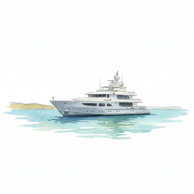 The 60-meter Serenity II superyacht during its official launch in Antalya