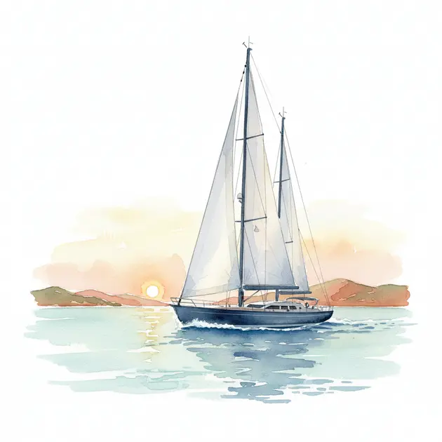 The 62-meter SIMENA hybrid ketch at sea