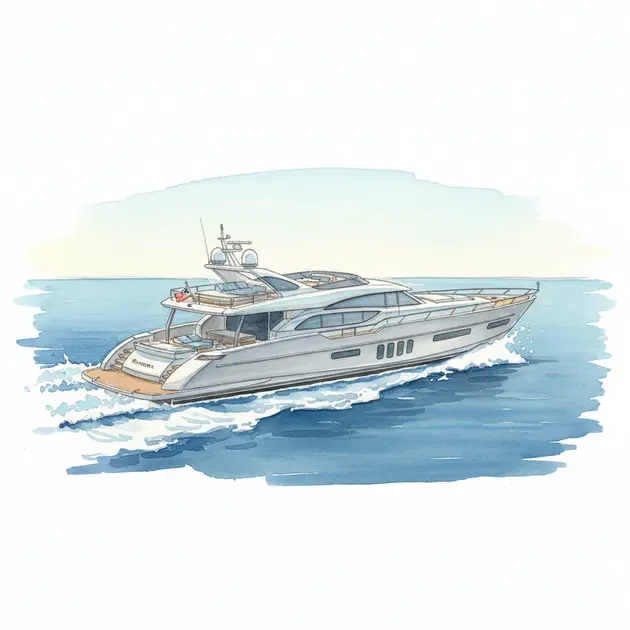 Riviera 6200 Sport Yacht cruising in open water