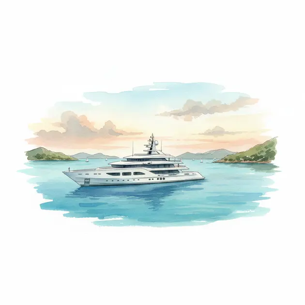Angelique superyacht sailing on open water