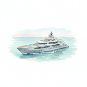 The 50-meter Queen Yaz superyacht