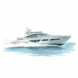 Le nouveau yacht Pershing GTX90 en mer