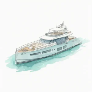 Die Numarine 38XPC bei der Fahrt