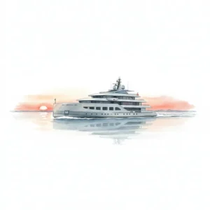 The sleek and futuristic design of the ISA Yachts Poseidon 86M.