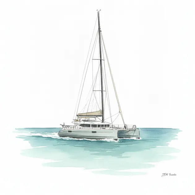 JFA Yachts Long Island 87 sailing